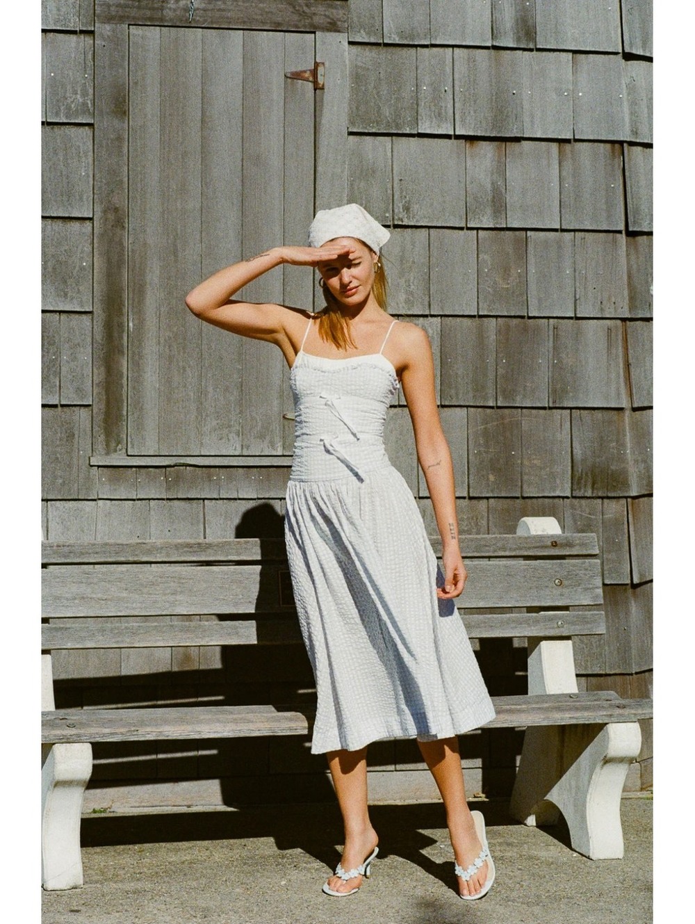 FOR LOVE & LEMONS Georgia Gingham Midi Dress
